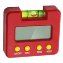 Mini Digital Inclinometer Box Protractor Angle Finder Level Bevel Gauge,Red