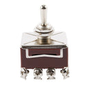 AC 15A/250V 10A/380V 12 Screw Terminals On/On 4PDT Toggle Switch A6C9