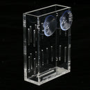 Home Aquarium Clear Acrylic Rectangle 6x2.5x8.5 cm Container Plant Cup Planter