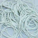 50 PCS Rubber Bands White Color Rubber Elastic Bands Office Home Rubber Band