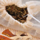 Kitchen Tea Filter Bags Reuable Cotton Tea Infuser and Herbs Bags 18x20cm