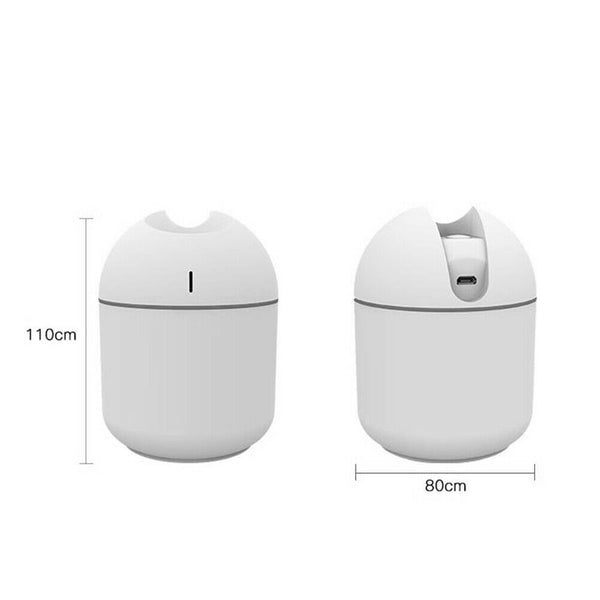 2 Modes Mist Spraying Air Humidifier Aroma Essential Oil Diffuser (White) A#S