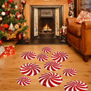 12Pcs/Set Christmas Floor Wall Stickers Removable Mural Decals Merry Christ