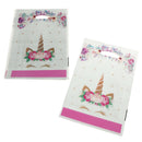 10pcs Unicorn Plastic Gift Bags Candy Bag Loot Bags For Kids Birthday PartyM&