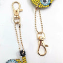 4pcs DIY Full Drill Diamond Painting Key Chain Keychain Key Ring Handmade Gifts