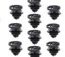 30x Car Push-pin Clips Plastic Rivets Cars Door Panel Mounting Brackets For