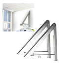 Laundry Clothes Hanger Rack Folding Clothes Racks Wall Mounted Clothes Drying