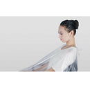 200pcs Plastic Disposable Unisex Hair Cutting Cape Aprons Home