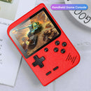 Classic 500 Games Video Player Rechargeable Handheld Game Console (Red) A