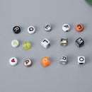 1 Set Acrylic Letters Beads Set Crafts DIY Alphabet Beads For Jewelry