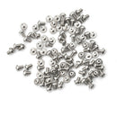 100Pcs Computer PC Case Hard Drive Precision PSU 6/32" Hex Screws LJ