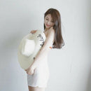 Summer Womens Wide Brim Do Not Disturb Sun Hat Embroidery Straw Cap Floppy