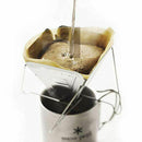 Folding Coffee Drip Portable Travel Stainless Steel Coffee Filter Stand EKU NUL