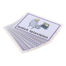 Kids Early Educational Sight Word Flash Cards 80pcs Animal & 16pcs Behavior