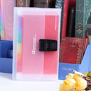 A6 Rainbow Expanding Document Bills Folder 13 Pocket School Accordion Folder New