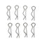 40x R-Shaped RC Body Pins Fit For WLtoys A949 A959 A969