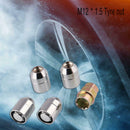 Durable 4+1/Set M12x1.5 Steel Wheel Lock Lug Nut Chrome Locking Nuts D VAE