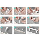 Adjustable Air Conditioner Cover Windshield Air Conditioning Baffle (White) A