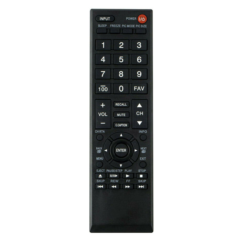 English Version With Hard IC Ergonomic Remote Controller for Toshiba CT-90325