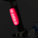 USB Rechargeable Bike LED Tail Light Bicycle Safe Light Cycling Warning Rea
