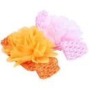 10 Pieces Babys Girls Headband in Chiffon Flower Knot for Hair