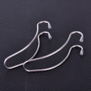 4pc Car Auto Stainless Steel Seat Back Hook Headrest Hanger Bag Holder Organizer