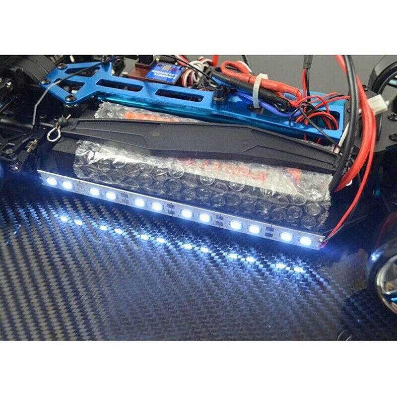 24 Leds Chassis Light Aluminum LED Strip 6V for 1/10 1/8 RC Car Crawler Bug Q7D8