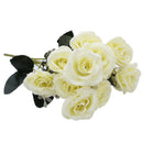 5X Artificial Flowers Bouquet Silk 12 Heads Rose Home Wedding Party Floral Decor