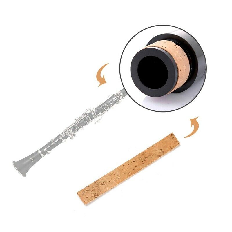 10Pcs Clarinet Neck Joint Cork Sheet Instrument Repair Accessories Clarinet