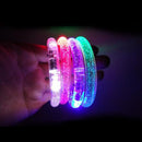 3PC Fashion LED Flashing Bracelet Luminous Wristband Party Bar Gift Acrylic MOAU