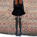 Fashion Women Temptation Sheer Mock Suspender Tights Pantyhose Stockings LJ
