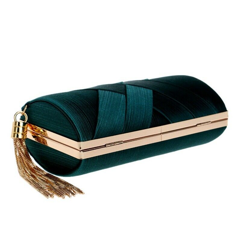 Tassel Fashion Ladies Clutch Bag Shoulder Handbags Female Party Wedding EvenB8Q5