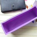 Handmade Soap Mould Silicone Rectangle Mould Pastry Bread Chocolate Ice Tra
