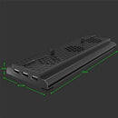 1X(Vertical Stand With Cooling Fan For Xbox One X, Console Holder Cooler Wi