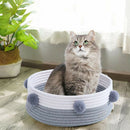 Cat Bed Basket Nest Cute Fun Scratcher Scratching Scratch Mat Pad for Cat Puppy