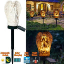 LED Garden Angel Statue Light Waterproof Solar Lamp Yard Decor Lawn Outdoor Q1U3