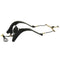 Black Adjustable Leather Saxophone Shoulder Neck Strap with Buckle Width 24