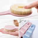 Bath Brush Long Handle Scrubber Skin Massage Brush Feet Rubbing Body Brush