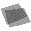 2 Pcs Barbecue Grill Mats Baking Mat, Back Rectangular and Non-Stick Coatin