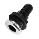 2x 3/4" Inch Thru-Hull Bilge Pump and Aerator Hose Fitting for Boats Plastic