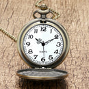 Car pocket watch retro design surrounding English alphabet car quartz pocketJ2D6