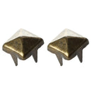 100 x 6 mm DIY Pyramids Rivets Gothic Bronze for Belted Coat J5S8
