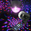 LED Magic Ball Light Remote Control Stage Effect Lamp for DJ Disco (EU+RGB) A