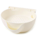Double-Layer Multi-Purpose Lazy Fruit Nut Snack Plate Drain Basket Mobile P T2J3