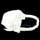 White Satin Romantic Flower Girl Basket Wedding Ceremony Accessory Party Decor