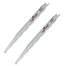 2pcs Home Portable Woodworking Reciprocating Saw Blades for Wood Cutting