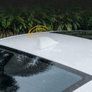 Shark Fin Roof Antenna Aerial FM/AM Radio Signal Decoration Trim Car Univer F4T0
