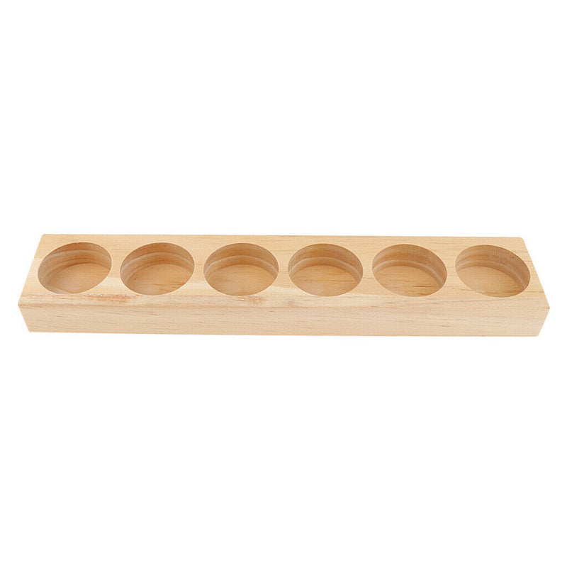 Natural Wood Essential Oil Perfume Storage Display Rack Holder Organizer Stand