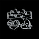 Music Heart Embossing Cutting Dies for Scrapbooking Decor Craft Card Making TO