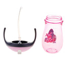 Baby Bottle Drinking Cups Mushroom Head Bottle Drinking Cup 330ml Pink